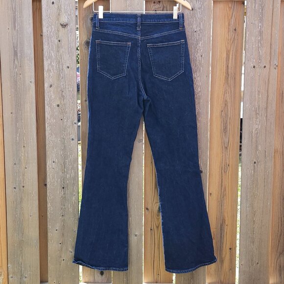 GAP Jeans 70s Flare Women's Size 6/28R S GAP Denim Dark Wash - Picture 6 of 6